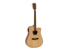 DiMavery JK-500 Western Guitar (Natur)