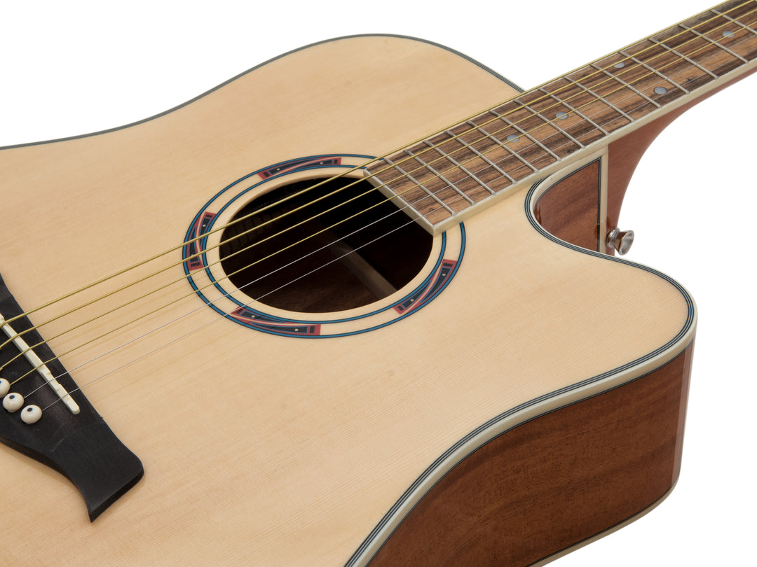 DiMavery JK-500 Western Guitar (Natur)