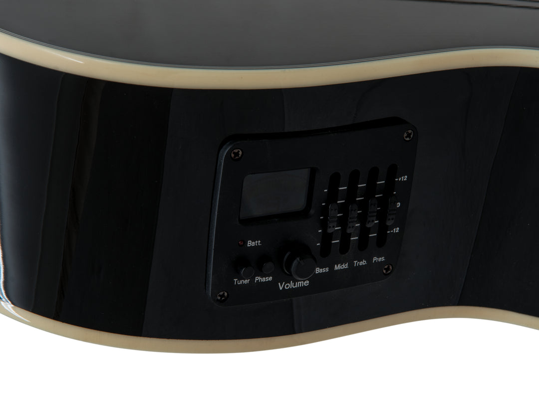 DiMavery CN-600E Klassisk Spansk Guitar (Sort)