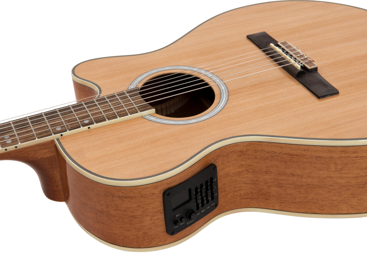 DiMavery CN-500 Klassisk Spansk Guitar (Natur)