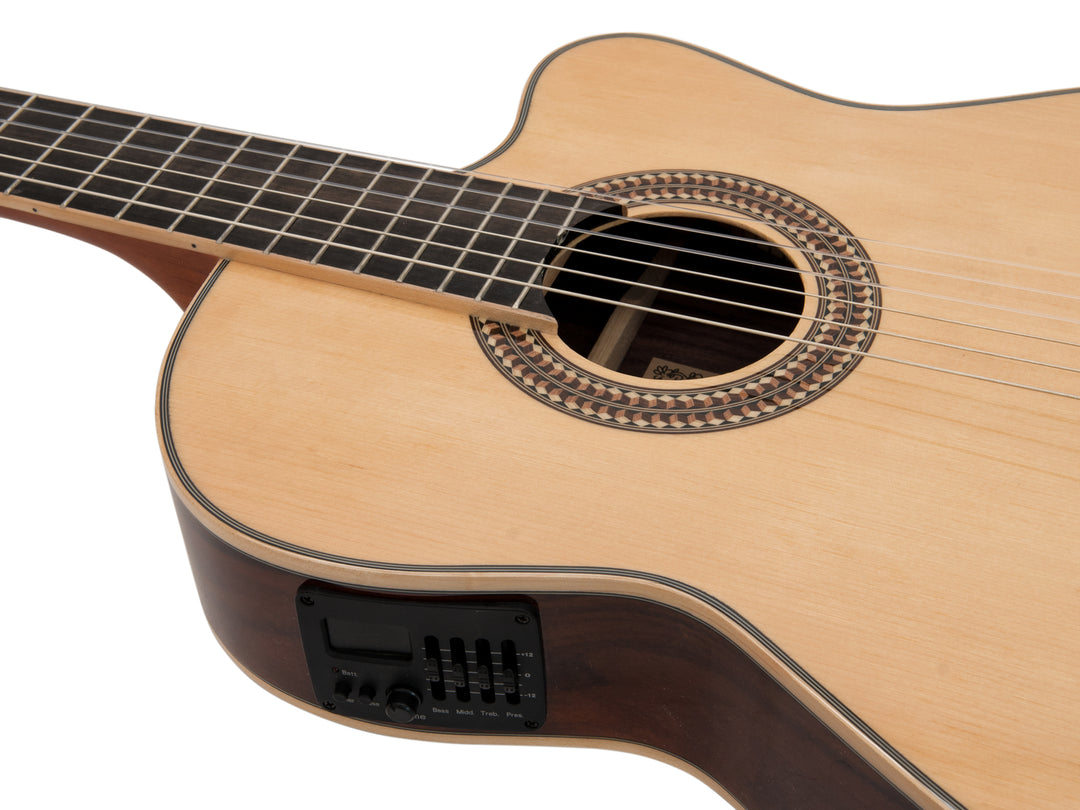 DiMavery TB-100 Klassisk Spansk Guitar (Natur)