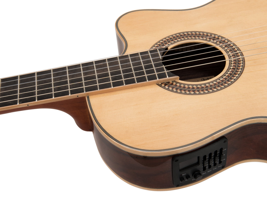 DiMavery TB-100 Klassisk Spansk Guitar (Natur)