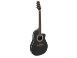 DiMavery RB-300 Roundback Guitar (Sort)