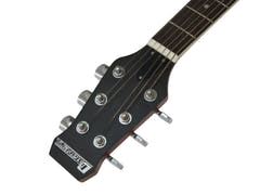 DiMavery RB-300 Roundback Guitar (Sort)