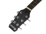 DiMavery RB-300 Roundback Guitar (Sort)