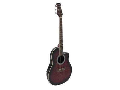 DiMavery RB-300 Roundback Guitar (RÃ¸d)
