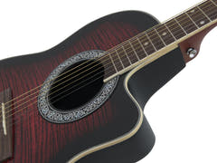 DiMavery RB-300 Roundback Guitar (RÃ¸d)