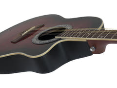 DiMavery RB-300 Roundback Guitar (RÃ¸d)