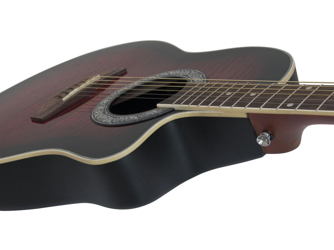 DiMavery RB-300 Roundback Guitar (RÃ¸d)