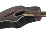 DiMavery RB-300 Roundback Guitar (RÃ¸d)