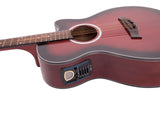 DiMavery AW-400 Western Guitar (RÃ¸d burst)