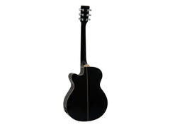 DiMavery AW-400 Western Guitar (Sort)