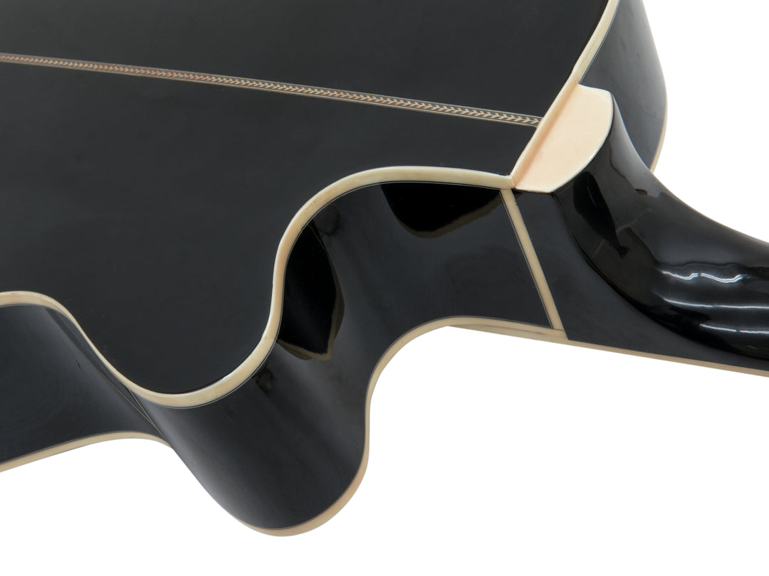 DiMavery AW-400 Western Guitar LH (Sort)