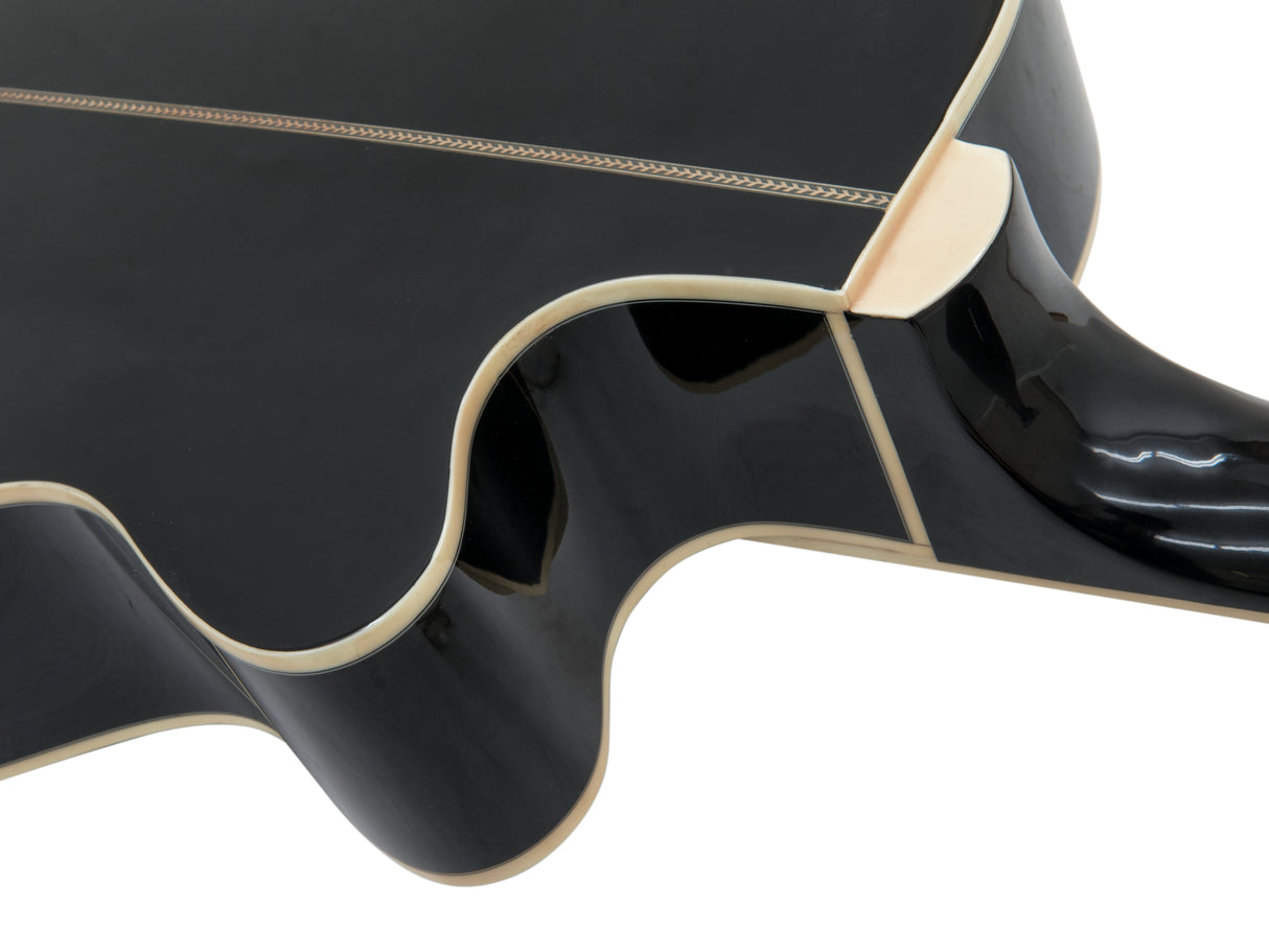 DiMavery AW-400 Western Guitar LH (Sort)