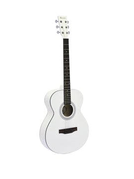 DiMavery AW-303 Western Guitar (Hvid)