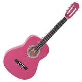 DiMavery AC-303 Spansk Guitar 3/4 Startpakke (Pink)