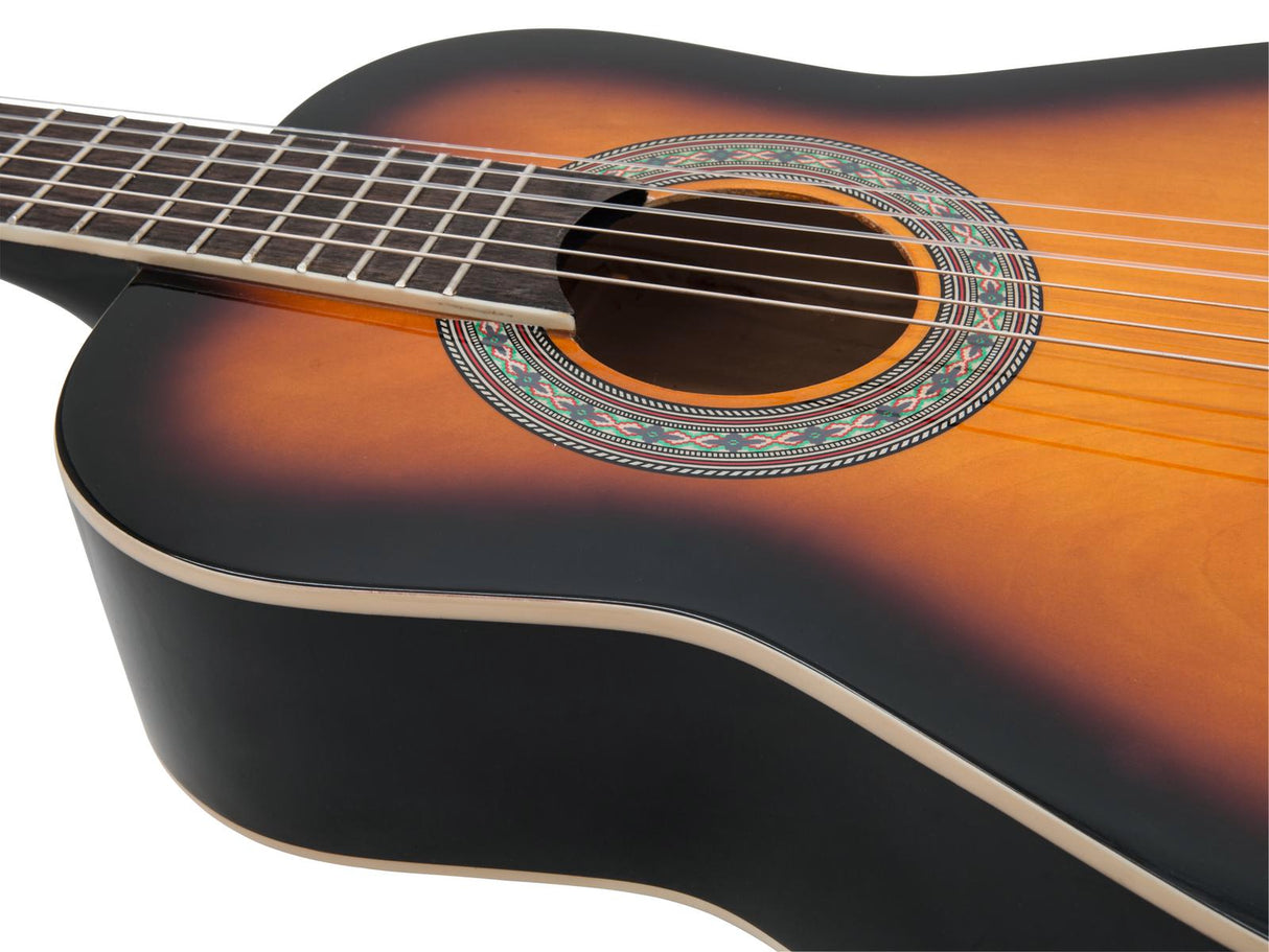 DiMavery AC-303 Klassisk Spansk Guitar 1/2 (Sunburst)