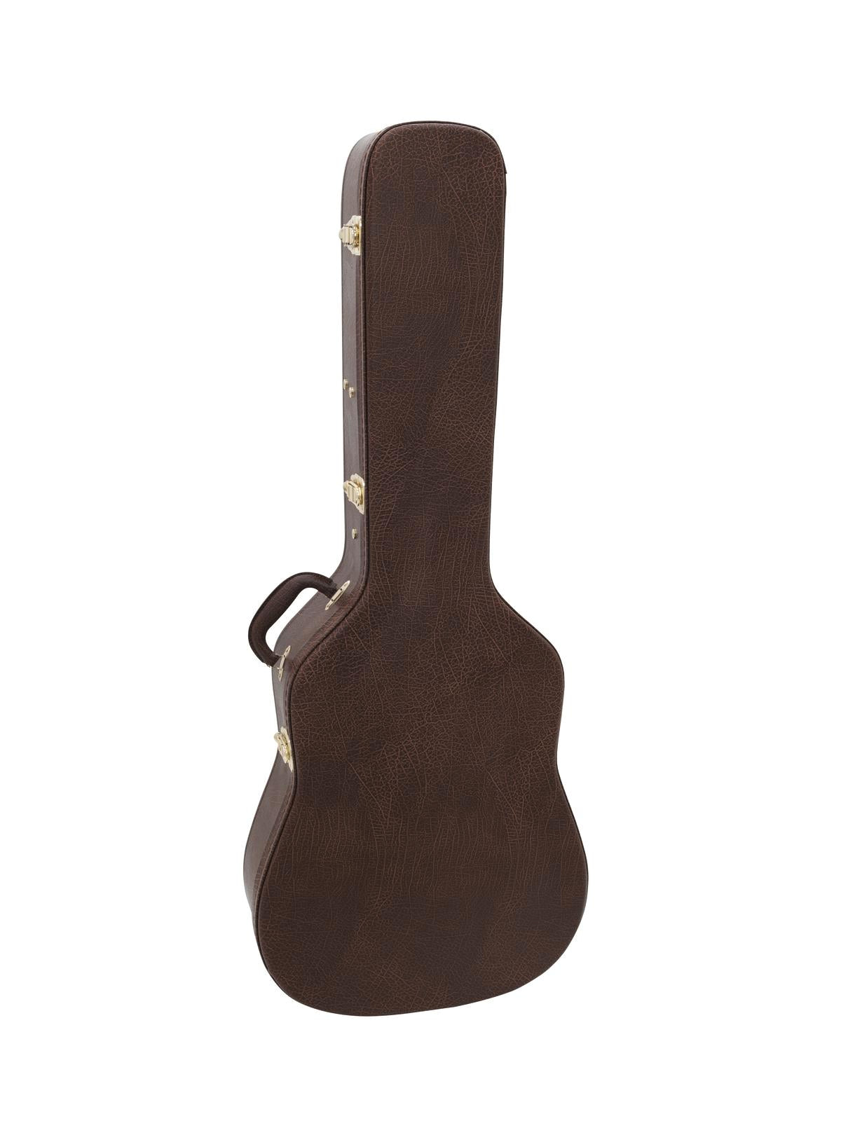 DiMavery Flightcase Western Guitar, Brun