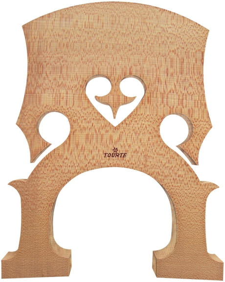 Teller Double bass bridge Model Tourte - 4/4 5-string (Foot width 160)