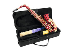 DiMavery SP-30 Eb Alto Saxofon, Rød