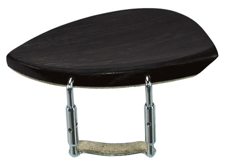 GEWA Chin rest Flat - Ebony 4/4-3/4