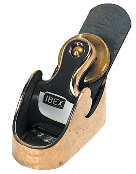 Ibex hvælvingshøvl med skrue, flad sål, 47 mm