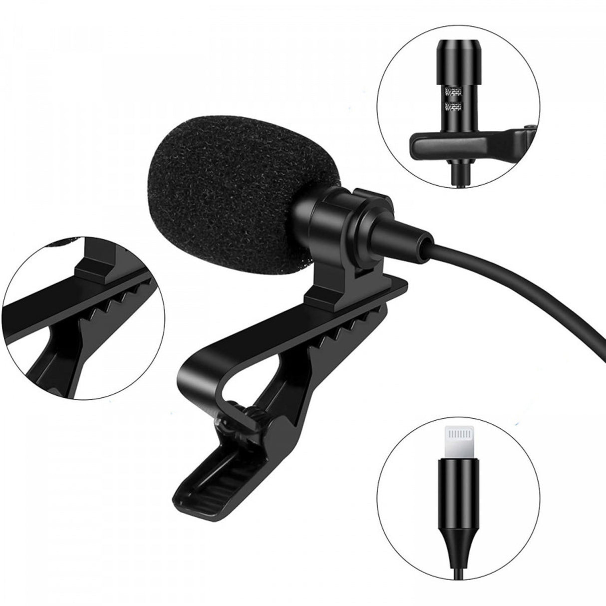 Renton Knaphulsmikrofon til iPhone (Lightning)