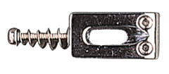 Partsland Saddles Stratocaster models - 10,8 mm wide, chrome