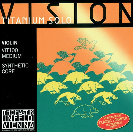 Thomastik-Infeld Violin strings Vision Titanium solo synthetic core - Medium (VIT03)