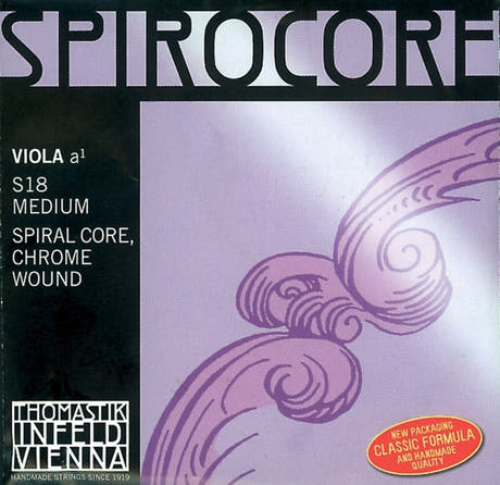 Thomastik-Infeld Strings For Viola Spirocore spiral core - Medium (S18)