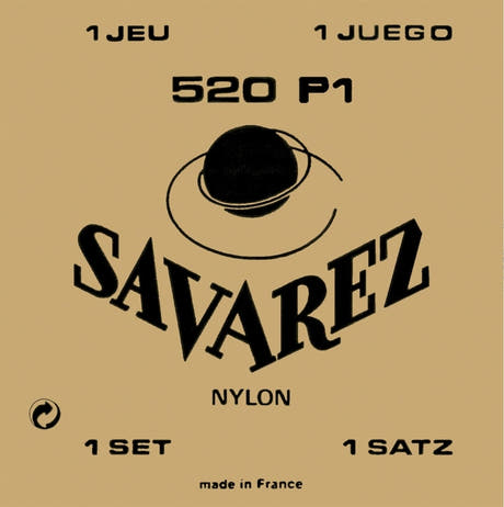 Savarez Strings for classic guitar Traditional concert 520 - Set normal Treble w (520P1)