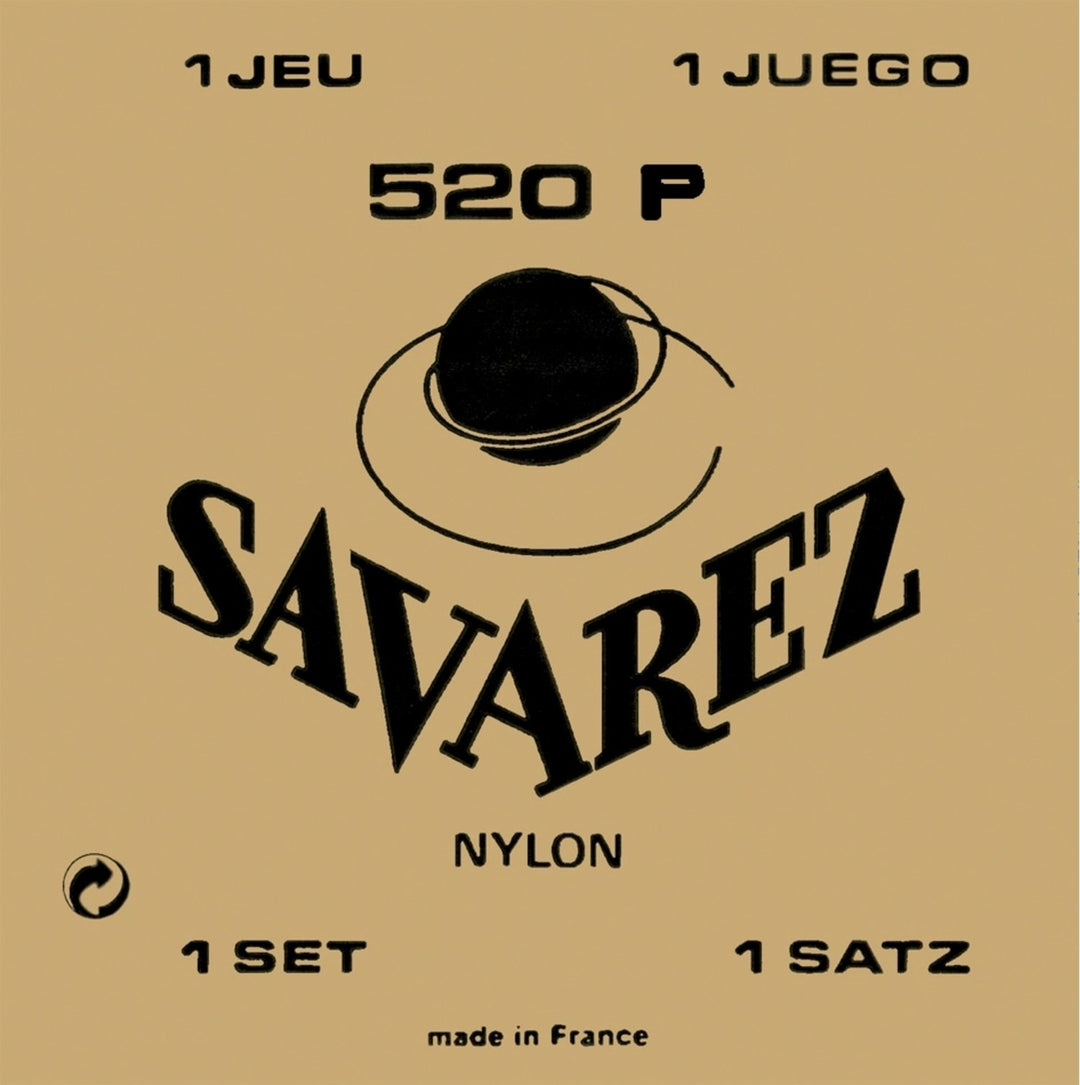 Savarez Strings for classic guitar Traditional concert 520 - Set normal H/B2 + G3 w (520P)