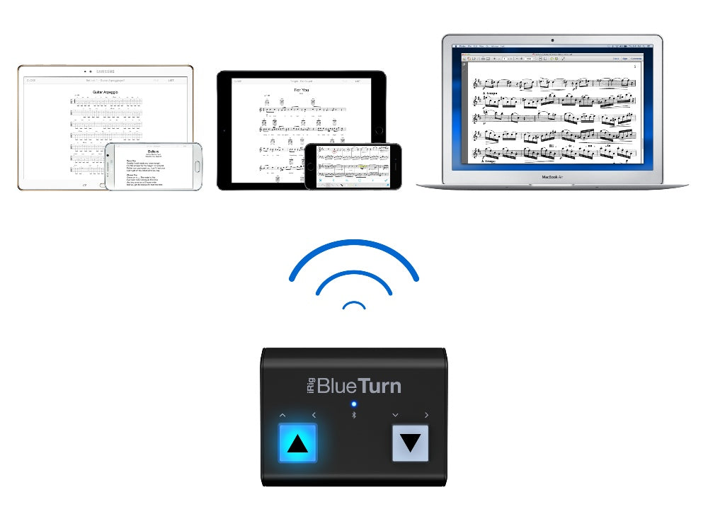 IK Multimedia iRig Blueturn Fodpedal til iOS