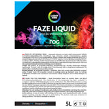 LIGHT4ME FAZE LIQUID 5L væske til hazer og røgmaskine (Light)