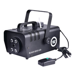 Light4Me BLACK 1200 LED Røgmaskine Bundle