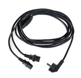 IEC Y-split Strømkabel (180cm)