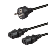 Perfex IEC Y-split Strømkabel (250cm)