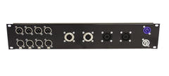 OMNITRONIC Front Panel Z-19 8x D-Type/4xNL8/T 2U