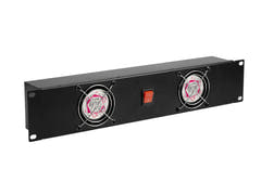 OMNITRONIC Front Panel Z-19 with 2 Fans wired 2U
