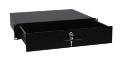 OMNITRONIC Rack Drawer with lock 2U