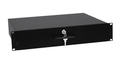 OMNITRONIC Rack Drawer with lock 2U