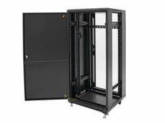 ROADINGER SSC-24 Steel Cabinet with Glass Door 24U