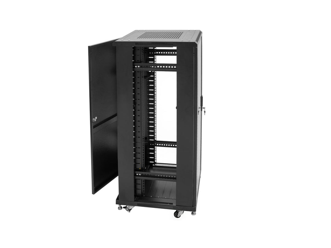 ROADINGER SSC-24 Steel Cabinet with Glass Door 24U