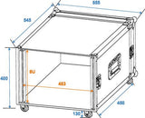 Forstærker Rack 8 Unit m. Hjul (45cm)
