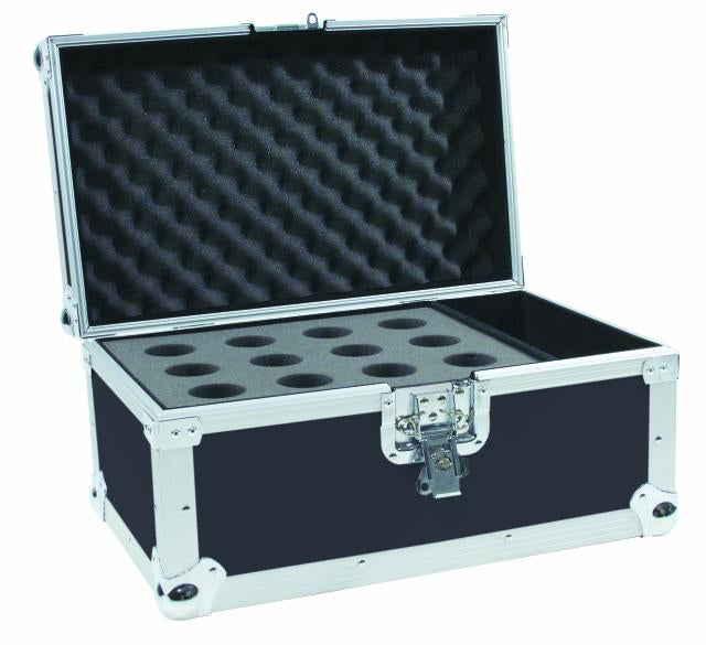 Mikrofon Flightcase Road 12 (Sort)