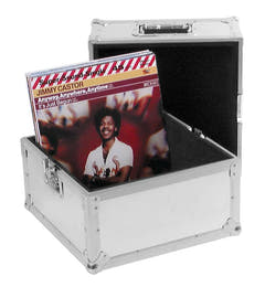 ROADINGER Record Case PRO ALU 50/50,  plain, 100LPs