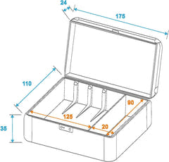 Roadinger Case for 3 Pickups
