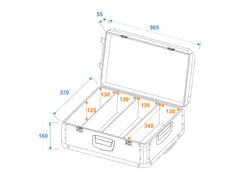ROADINGER CD Case black 120 CDs with Trolley