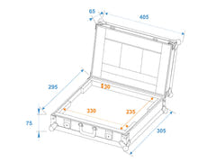 ROADINGER Laptop Case LC-13 maximum 325x230x30mm