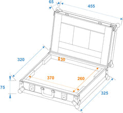 ROADINGER Laptop Case LC-15 maximum 370x255x30mm